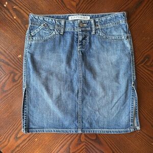 Express Blue Denim Skirt